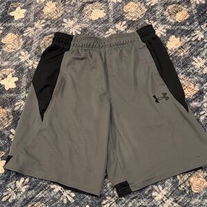 Under Armour Men's Athletic Shorts in Gray and Black